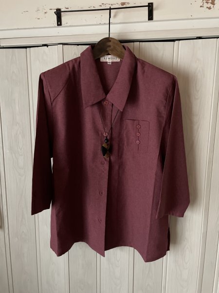 ◆REMOVE/ワインのシャツ/ペンダント付き/LL◆g拍卖