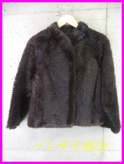 1321b19◆最高級◆本毛皮◆MINK ミンクファー ショート丈 コート ジャケット/ベスト/レディース/女性/婦人/良品です 拍卖