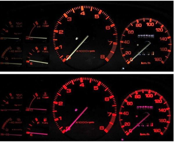 RX-7 FC3S メーターLED照明1台分セット! ホワイト拍卖