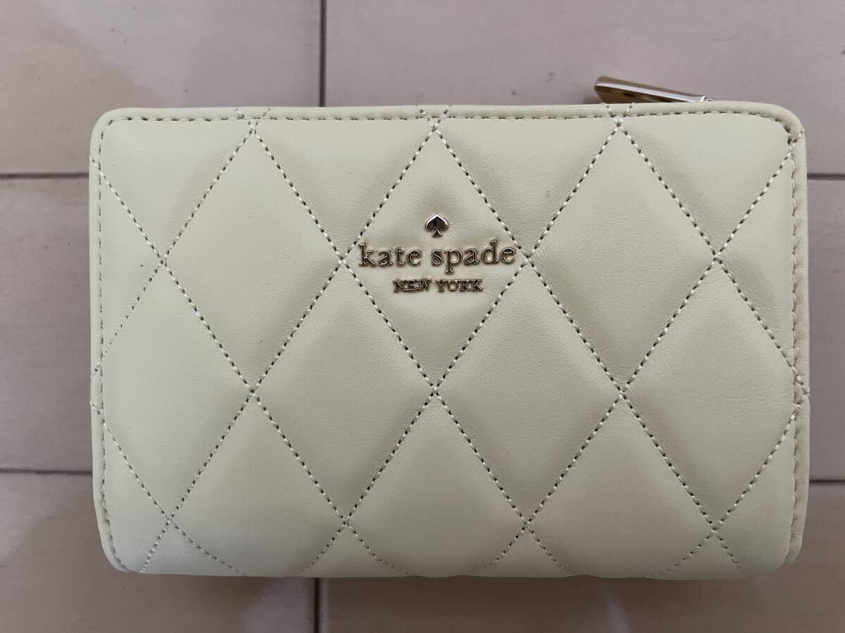 ケイトスペード(KATE SPADE) レディース 二つ折り財布 (KG424 250) キルトレザー レディース ウォレット拍卖