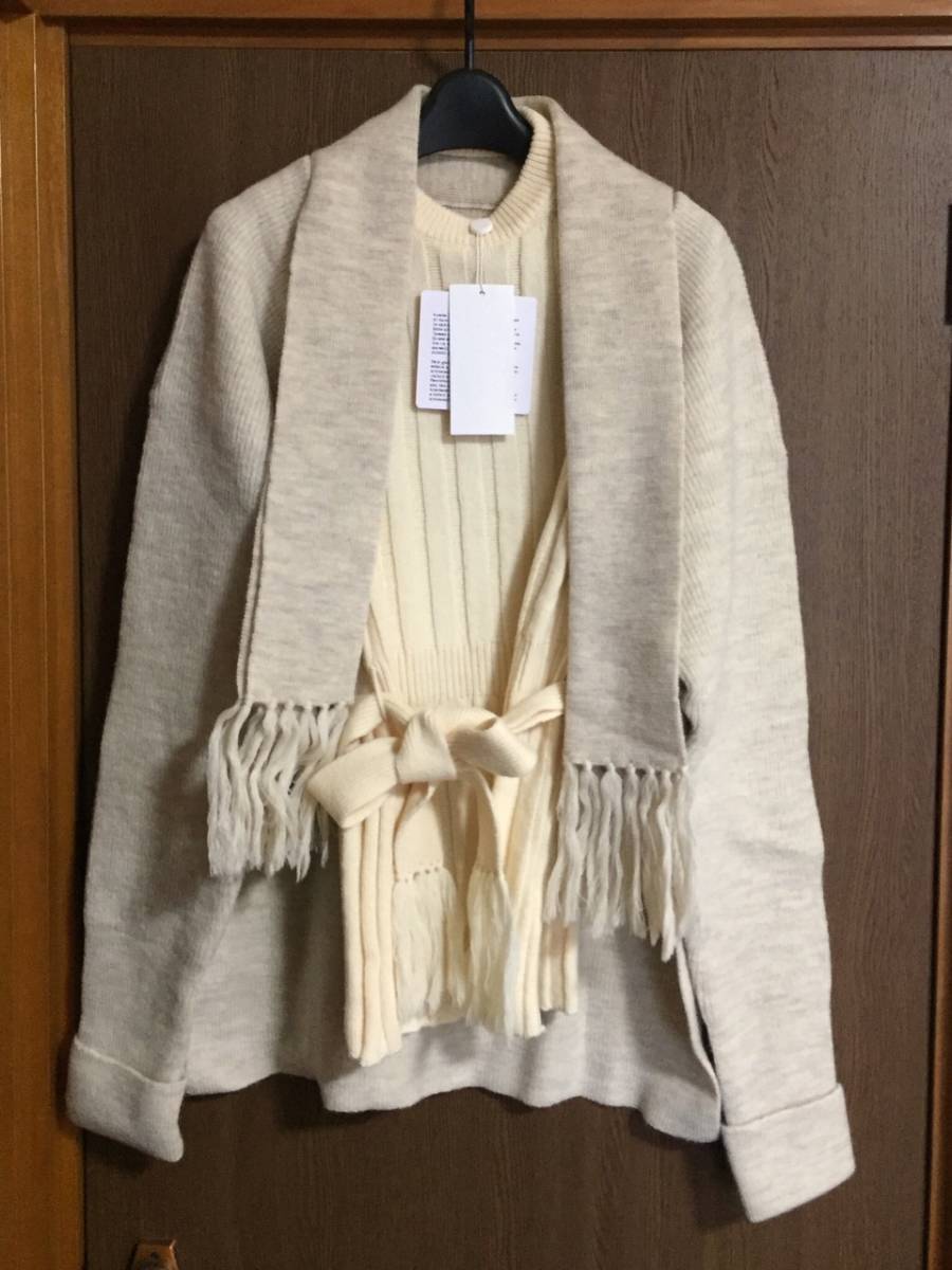 M新品85%off メゾンマルジェラ アンサンブル マフラー ニットカーディガン セーター 17AW size M Maison Margiela 1 レディース ストール拍卖