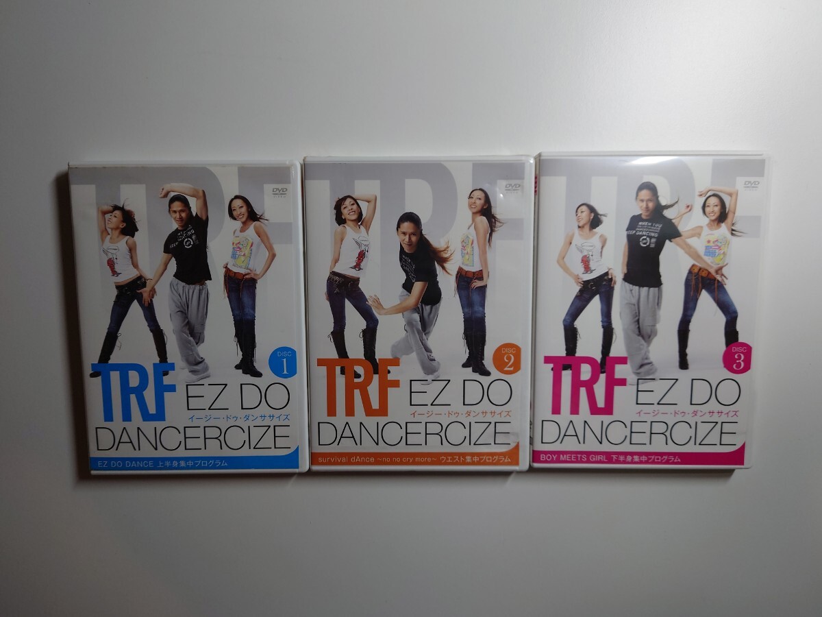 【一部未開封あり】イージードゥダンササイズDVD 3枚セット TRF EZ DO DANCERCIZE disc2未開封拍卖