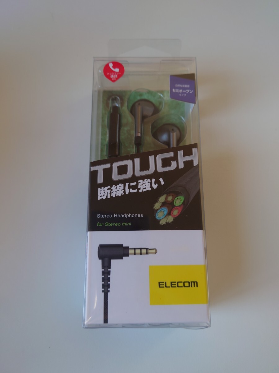 【未使用品】マイク付きイヤホン EHP-FS10IMBK エレコム拍卖