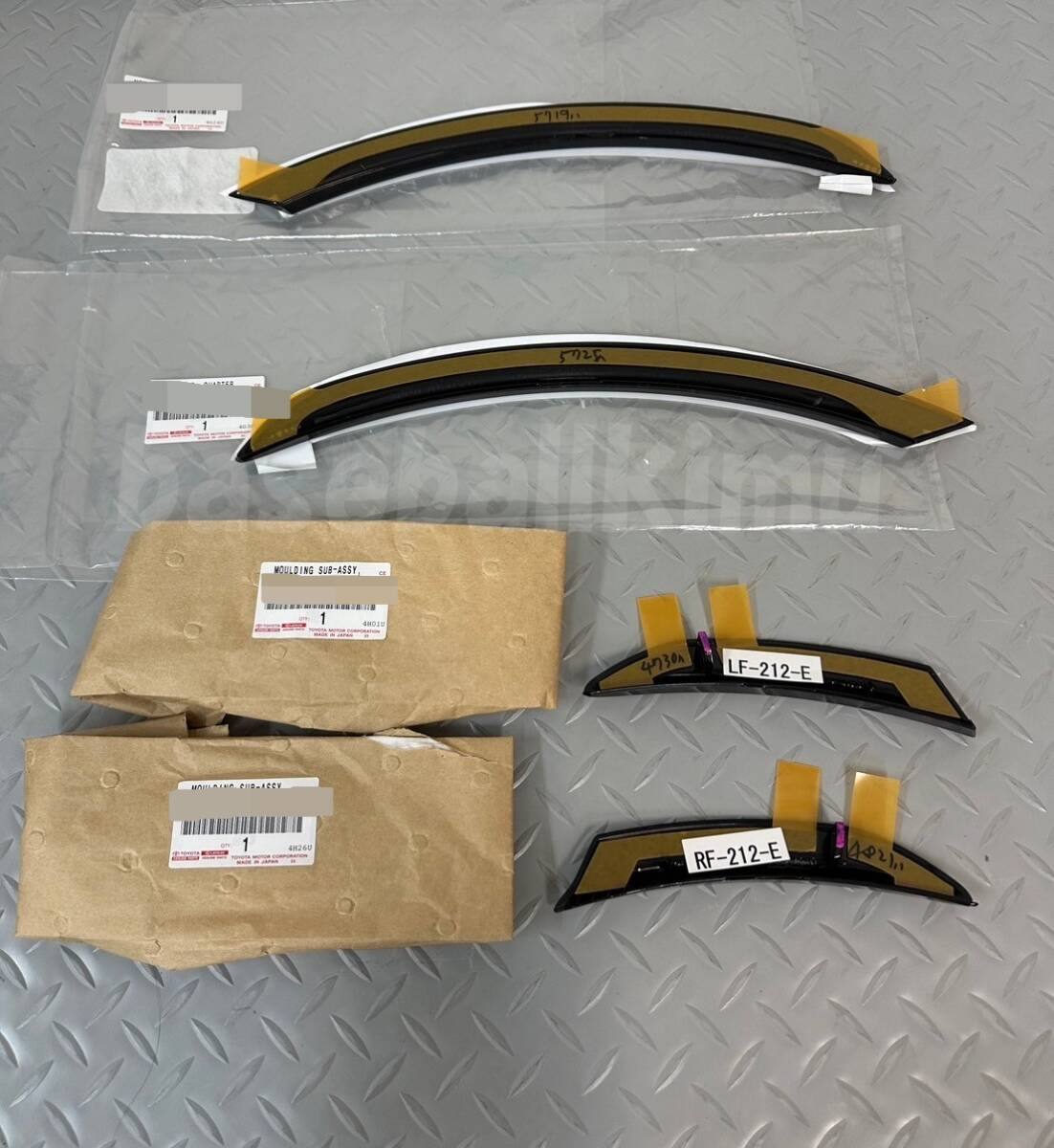 ■新品■トヨタ 純正 レクサス RC F USC10 リア フェンダー アーチモール ブラック 1台分セット 他色あり拍卖