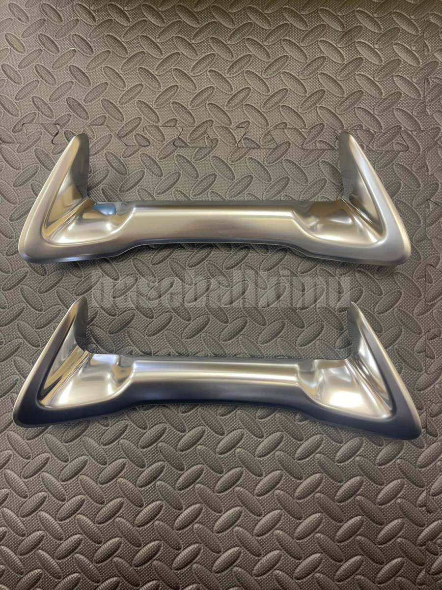 ■新品■カローラスポーツ GZグレード フロントシート シートバックベゼル シルバー 左右2個セット拍卖