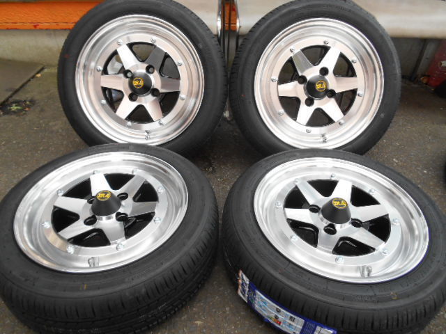 復刻版ロンシャンXR-4 6J-14 100/4H 海外製 165/55R14 軽自動車 旧車拍卖