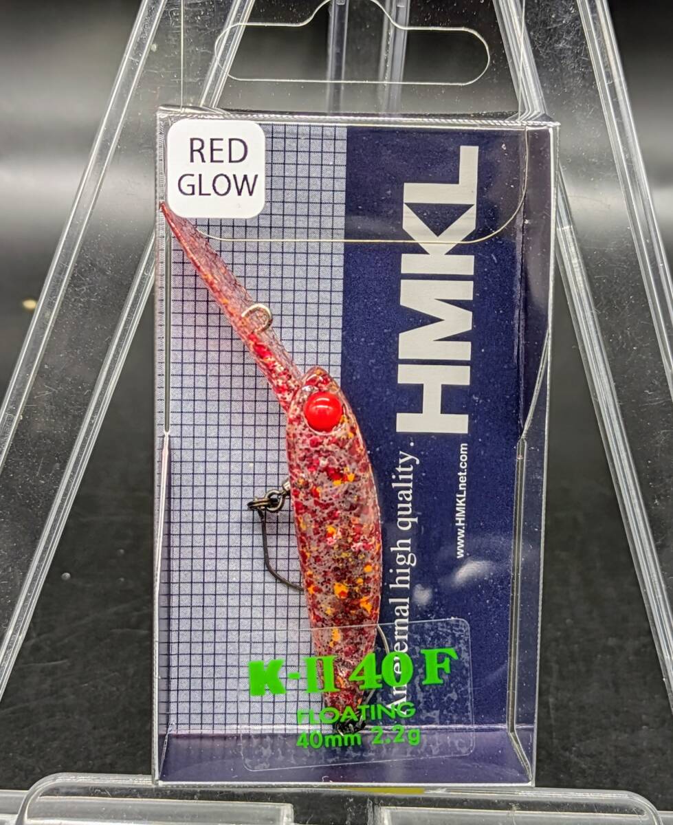 送料込み HMKL K-Ⅱミノー40F スジコグロー SUJIKO GLOW エリア トラウト ハンクル  拍卖