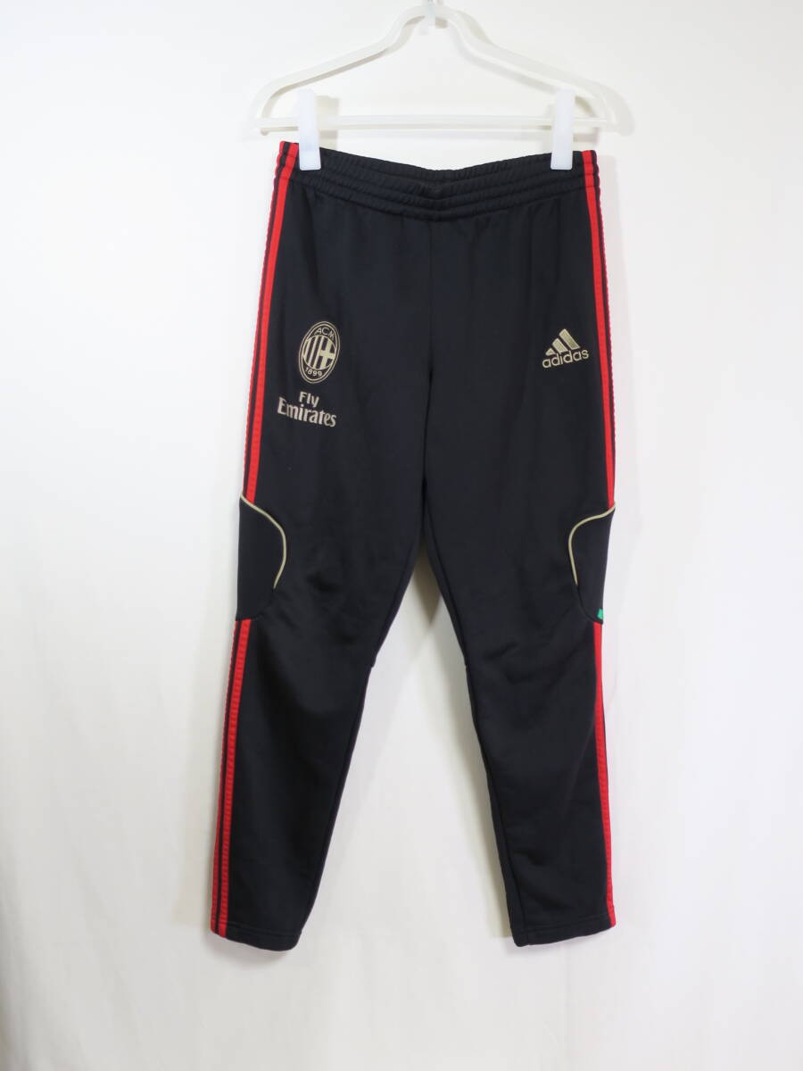 ACミラン トレーニングパンツ M アディダス ADIDAS MILAN イタリア サッカー 長ズボン 黒 ブラック拍卖