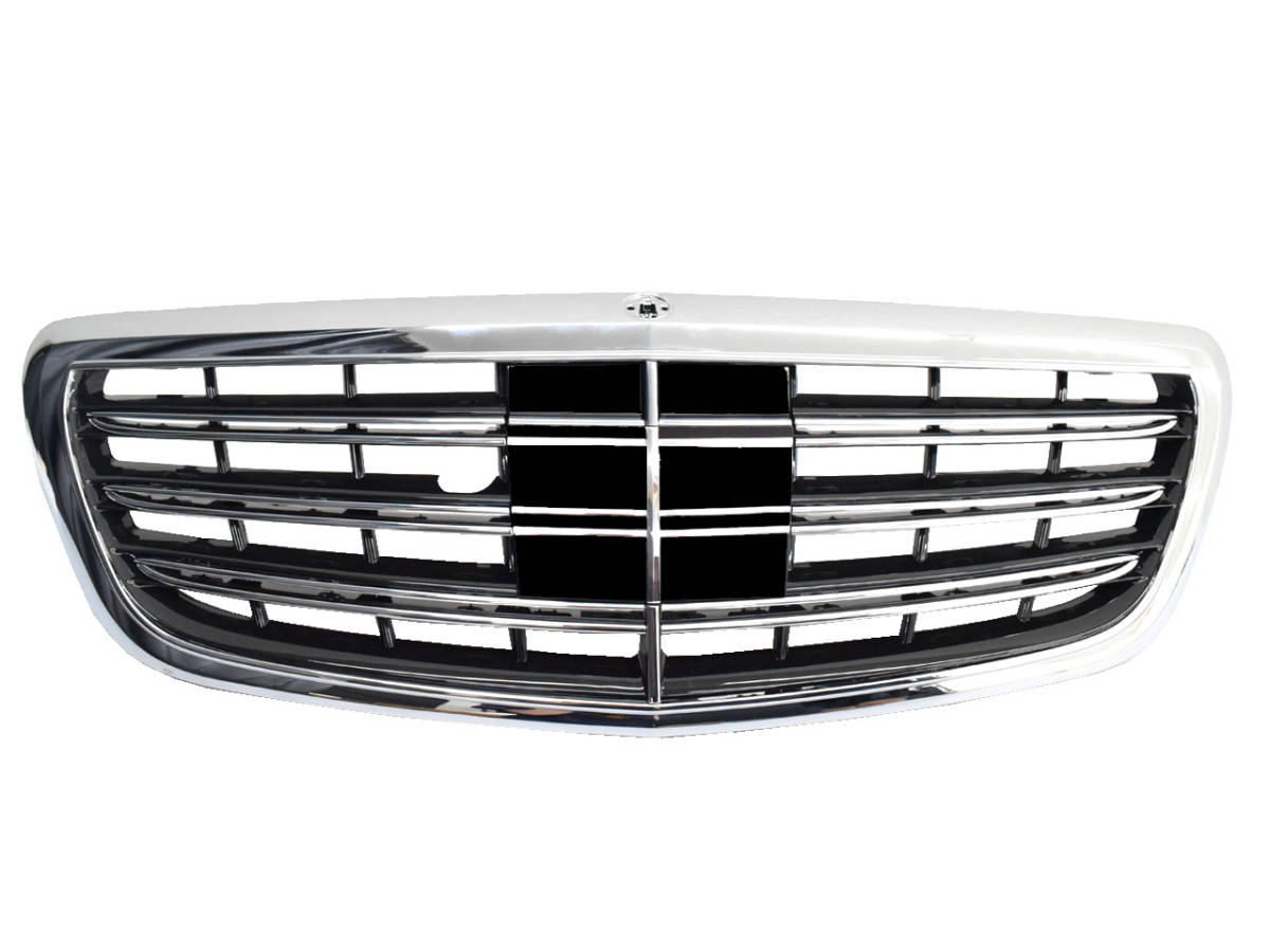 W222 グリル フロント ナイトビュー付 S65type 後期type メルセデス ベンツ Sクラス 国内発送 即納 カスタム 外装 パーツ フェイスチェンジ拍卖