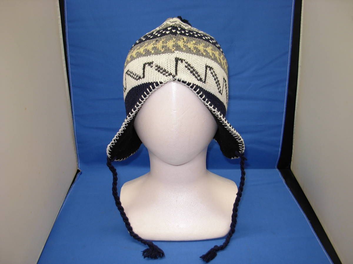 大人用 ニット帽子 暖かニット帽 (ミックスカラー)【男性用】 拍卖