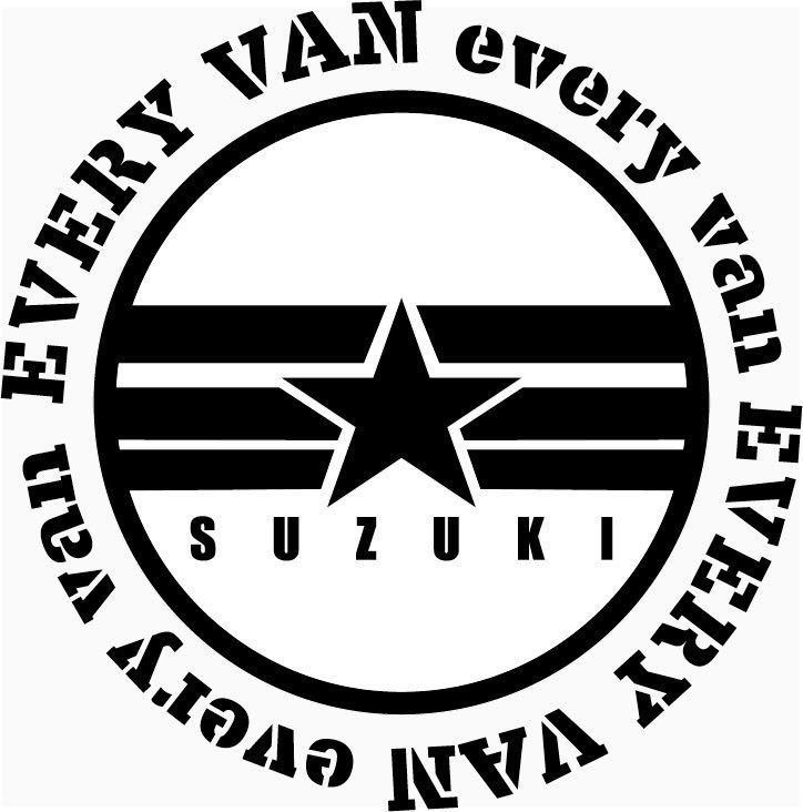 カッティングステッカー エブリイ バン SUZUKI ステッカー 車 星 スター拍卖