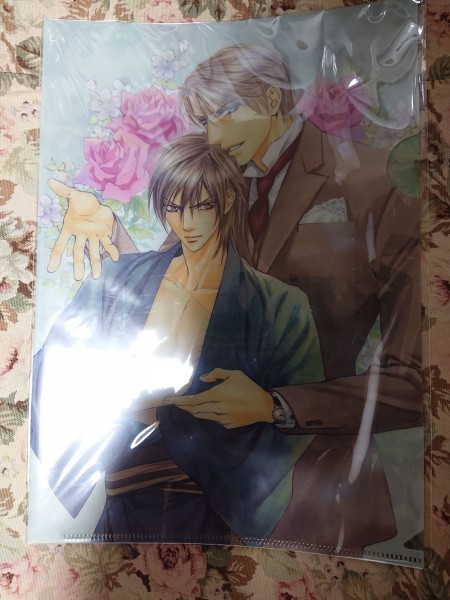 非売品★やまねあやの「異国色恋浪漫譚 -完全版-」コミコミスタジオB5片面クリアファイル拍卖