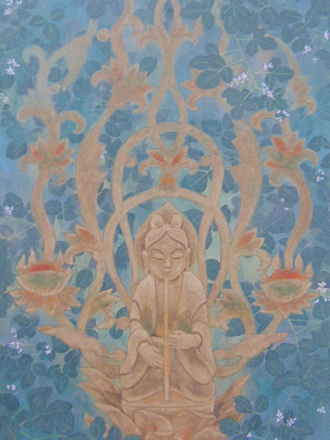 霜鳥忍、【秋楽】、希少な額装用画集より、新品額装付、状態良好、送料込み拍卖