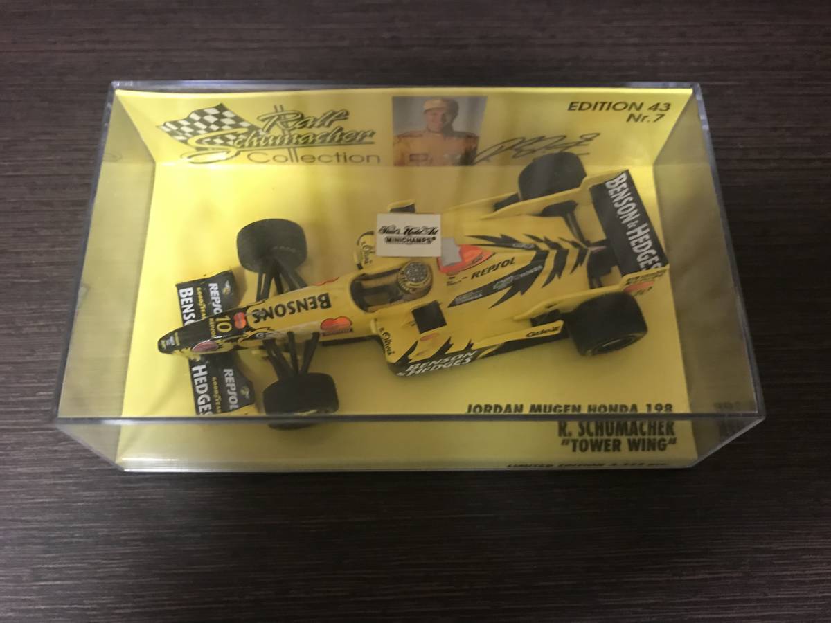 1/43 MINICHAMPS 【Benson&Hedges】 ジョーダン・無限ホンダ 198 #10 R.シューマッハ サンマリノGP 1998拍卖