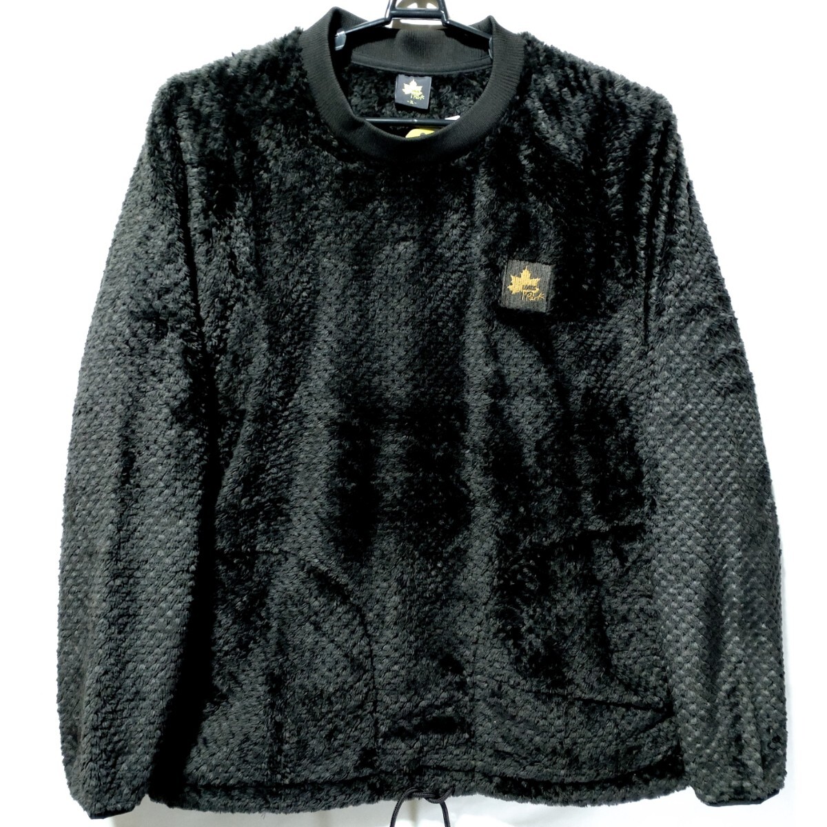 特価/未使用【サイズ=3L(2XL)】LOGOS park/ロゴス パーク/メンズ/ボアフリース/アノラック/プルオーバー/胸囲=106~114cm/black拍卖