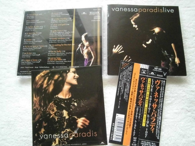 初回特典ステッカー付!国内盤帯付 / Vanessa Paradis / Live / Lou Reed, Lenny Kravitz, Jacques Dutronc, Rolling Stones / 1994拍卖