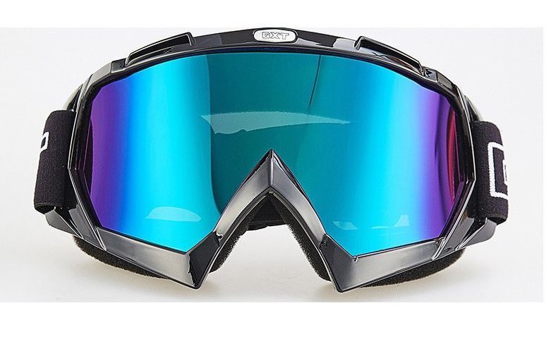 TZX599★スポーツゴーグル バイク オフロード スキー バイク ウェア オートバイ オフロードバイクヘルメット用 防風メガネ 黒拍卖