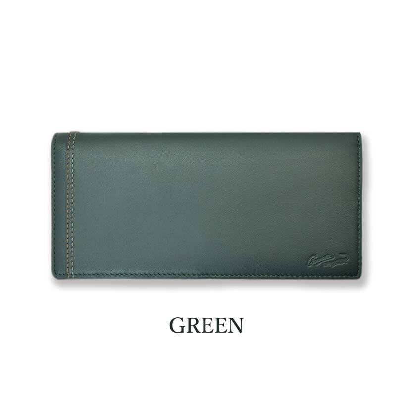 【新品・未使用】CROCODILE クロコダイル 長財布 81CR61 グリーン色拍卖