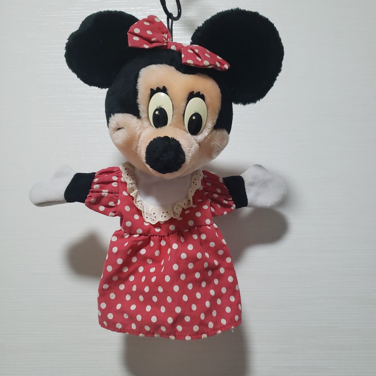 ミニーマウス パペット ぬいぐるみ あやつり人形 指人形 東京ディズニーランド サイズ:約29cm拍卖