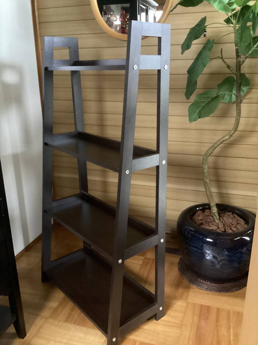 ◎オープンブックシェルフ◎4段ブックスタンド DSPシェルフ 本棚 飾棚●milino拍卖