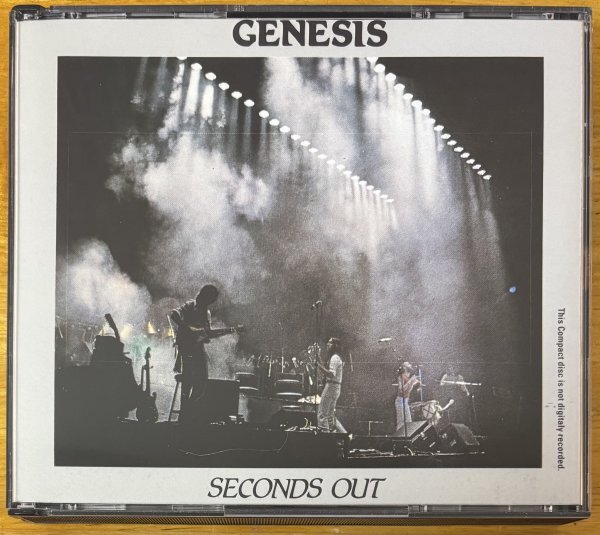 ◎GENESIS / Seconds Out ( Live/1977年作/UK産Prog )※独盤2枚組CD/初期版/W-Jewel/Barcode無し【VIRGIN(CHARISMA) GECD 2001】1985年発売拍卖