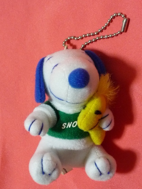 ☆激レア!カワイイ♪ スヌーピー&ウッドストック ぬいぐるみキーチェーン☆拍卖