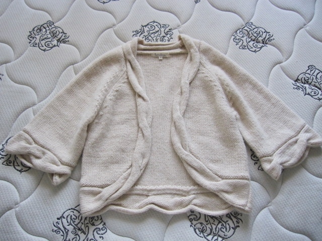 綺麗め ROPE PICNIC 40 アルパカ混 温か ボレロ Brand ロぺピクニック カーディガン ボレロ ショート丈 L ブランド ジュン レア 特 得拍卖