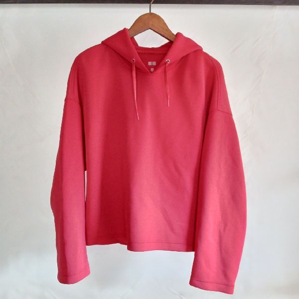UNIQLO ユニクロ ウルトラストレッチ ドライ スウェットプルパーカ レディース婦人 XL ピンク系拍卖