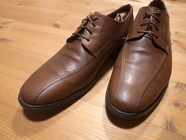 INDIA製 BOSTONIAN ボストニアン 革靴 レザーシューズ 茶 US9W 約27㎝拍卖