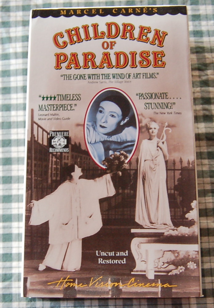 【送料無料】名作 マルセル・カルネ 天井桟敷の人々 USA版 フランス語英語字幕 2本組、マニア向けです Children of paradise【中古美品】拍卖