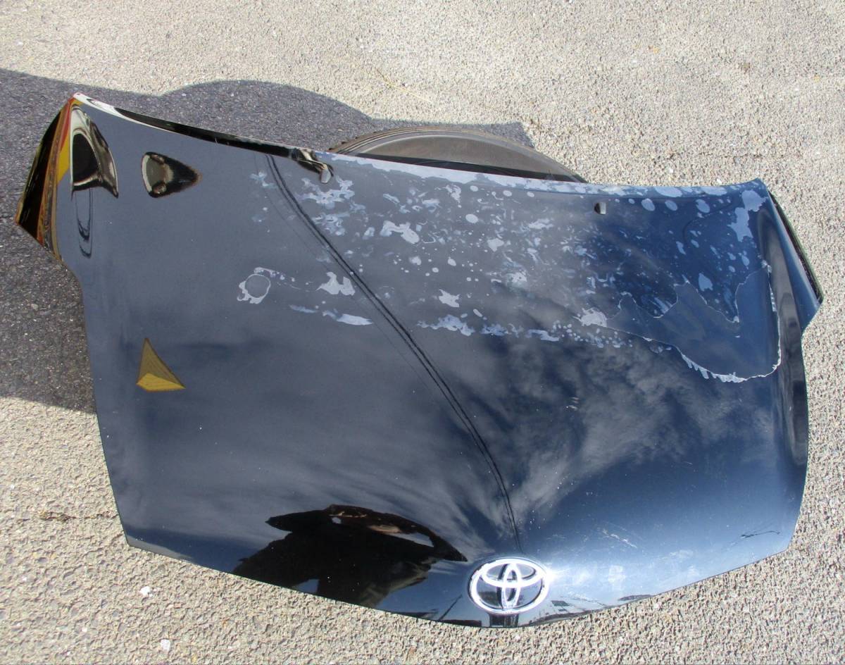●●1911-513LL 凹みなし 再塗装ベース NHW20 20系 プリウス 純正 ボンネットフード 黒拍卖