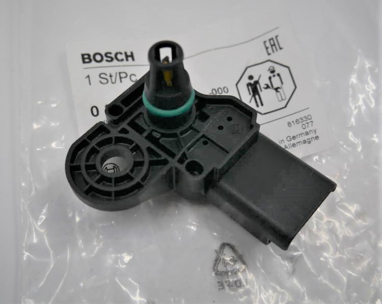 (送料込) ミニ R55 R56 R57・プジョー 207 308 3008 5008 RCZ・シトロエン C4/5 DS3/4 インテークマニホールド・MAPセンサー(ボッシュ新品)拍卖