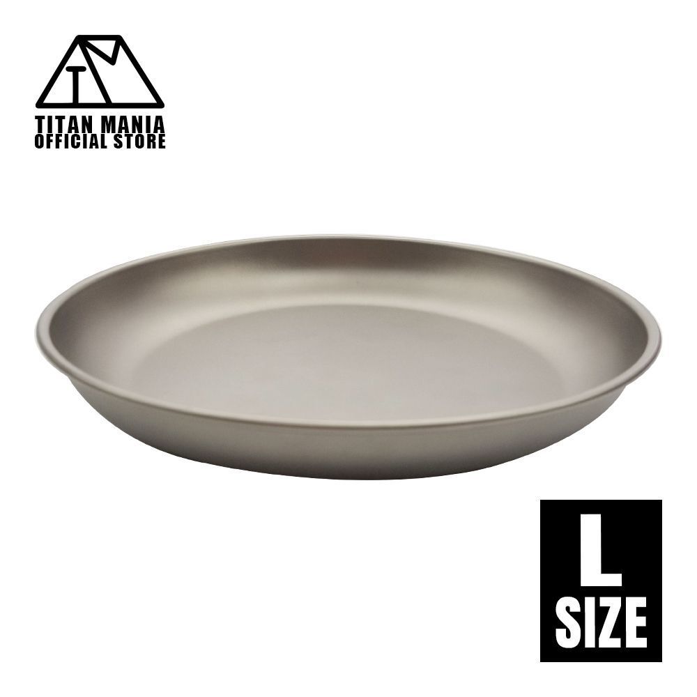 TITAN MANIA チタンマニア 皿 トレイ L チタン製 超軽量 テーブルウェア プレート 食器 コンパクト キャンプ用品拍卖