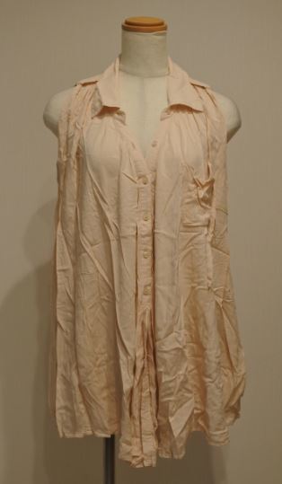 DRWCYS ドロシーズ ブラウス シャツ フレア ノースリーブ 1 ピンク bnbi k2h1226★拍卖