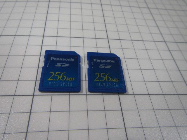 P256M02 ☆★ Panasonic ハイスピードSDメモリカード 256MBx2枚 ☆★拍卖