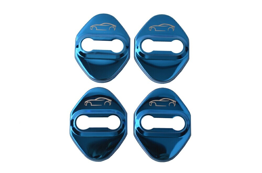 トヨタ エスティマ 20系 50系 ドア ストライカー カバー 車用ドアロック 高級 鏡面ステンレス製 ヒンジ 貼り付けタイプ lf-336拍卖