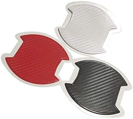 ドアハンドルプロテクター ドアハンドル シール カバー ステッカーTPU製 保護 傷防止 カーボン調 ガード 引っかき傷 4枚lf-41拍卖