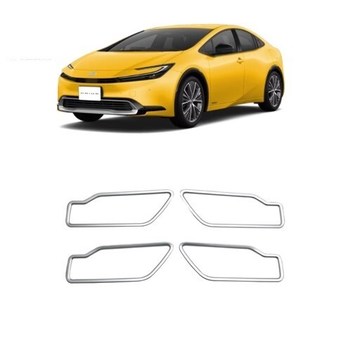 プリウス 60系 シルバー ドアハンドルカバー フレーム 枠 リング ドアパネル シートメモリースイッチ compass1719460246拍卖