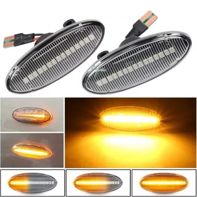 ミツビシ ランサーカーゴ 16S 16M 16G 流星ウインカー シーケンシャル LEDサイドマーカー マーカー ウィンカー compass1722417380拍卖