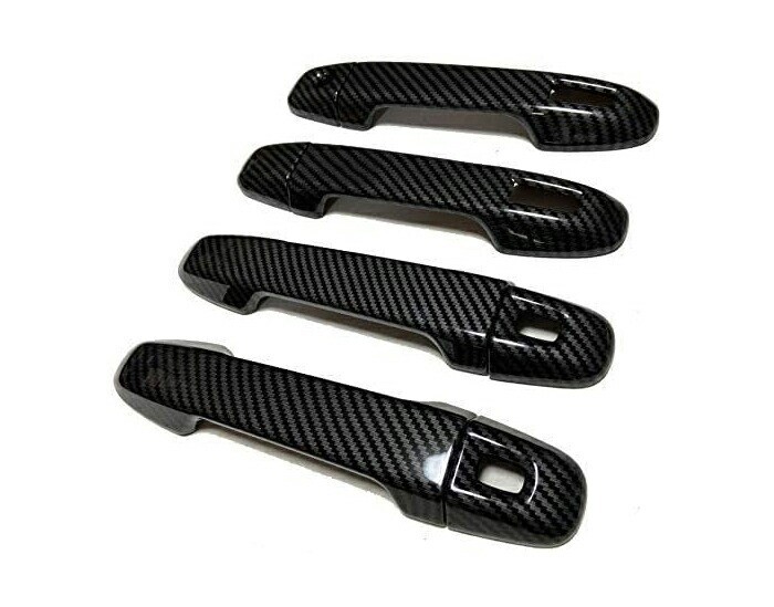 トヨタ ハリアー80系用 ハンドルドアカバー ドアハンドル ドアノブ カーボン調 ドアカバー ドア8枚セットlf-331拍卖