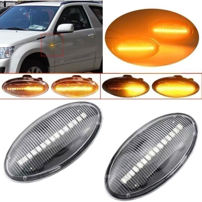 MRワゴン MF33S G X T L ECO-L ECO-X 流星ウインカー シーケンシャル LEDサイドマーカー マーカー ウィンカー compass1722503176拍卖