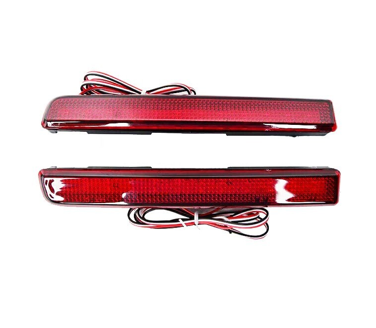 ムーヴカスタム L175/L185 LEDリフレクター 反射板機能付き スモールブレーキ連動 レッド発光 リフレクター 左右セットlf-26拍卖