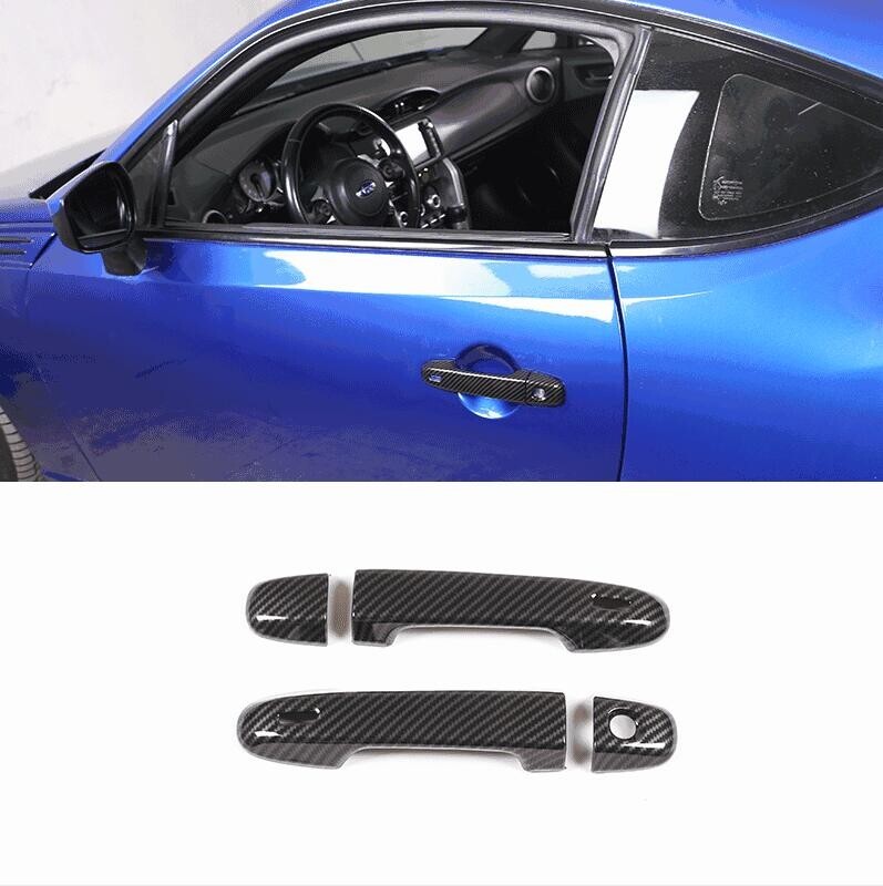 トヨタ86/BRZ ZN6型 ZC6型 初代目 ハンドルドアカバー ドアノブ カーボン調 ドアカバー ドア2012年03月~2020lf-241拍卖