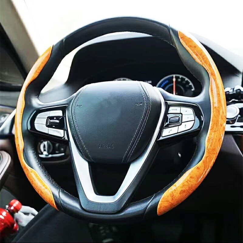 ハンドルカバー 木目調 ロードスター MX-5 ND RF ABS製 触感よく 滑り止め 汚れ防止 ハンドル 保護カバー 2P compass1710143819拍卖