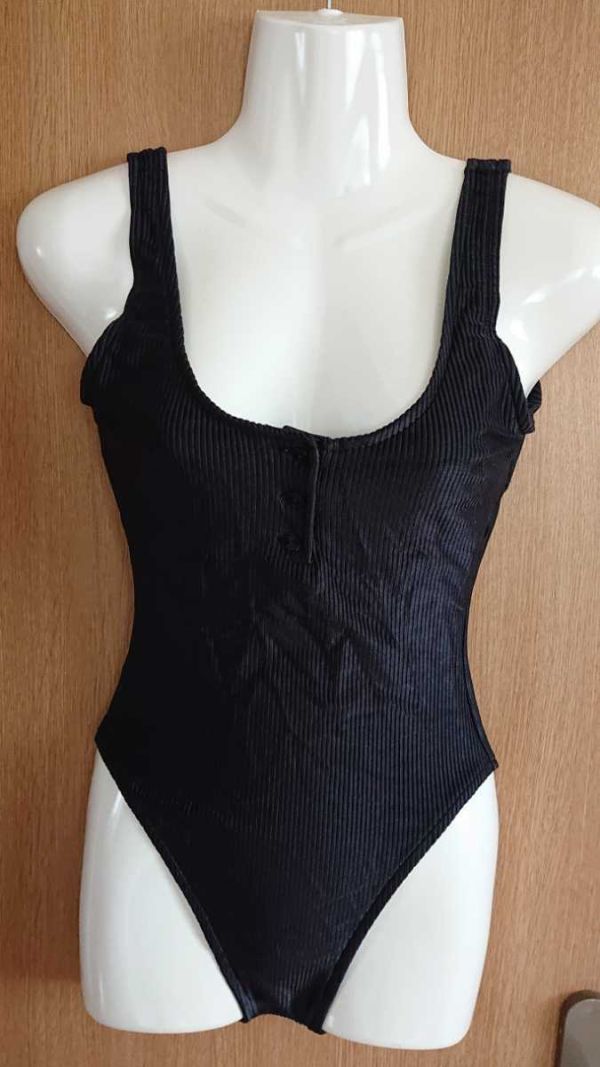 ☆PACIFIC RIGGNG☆黒系ワンピース水着☆アメリカ製☆記名あり☆10☆拍卖