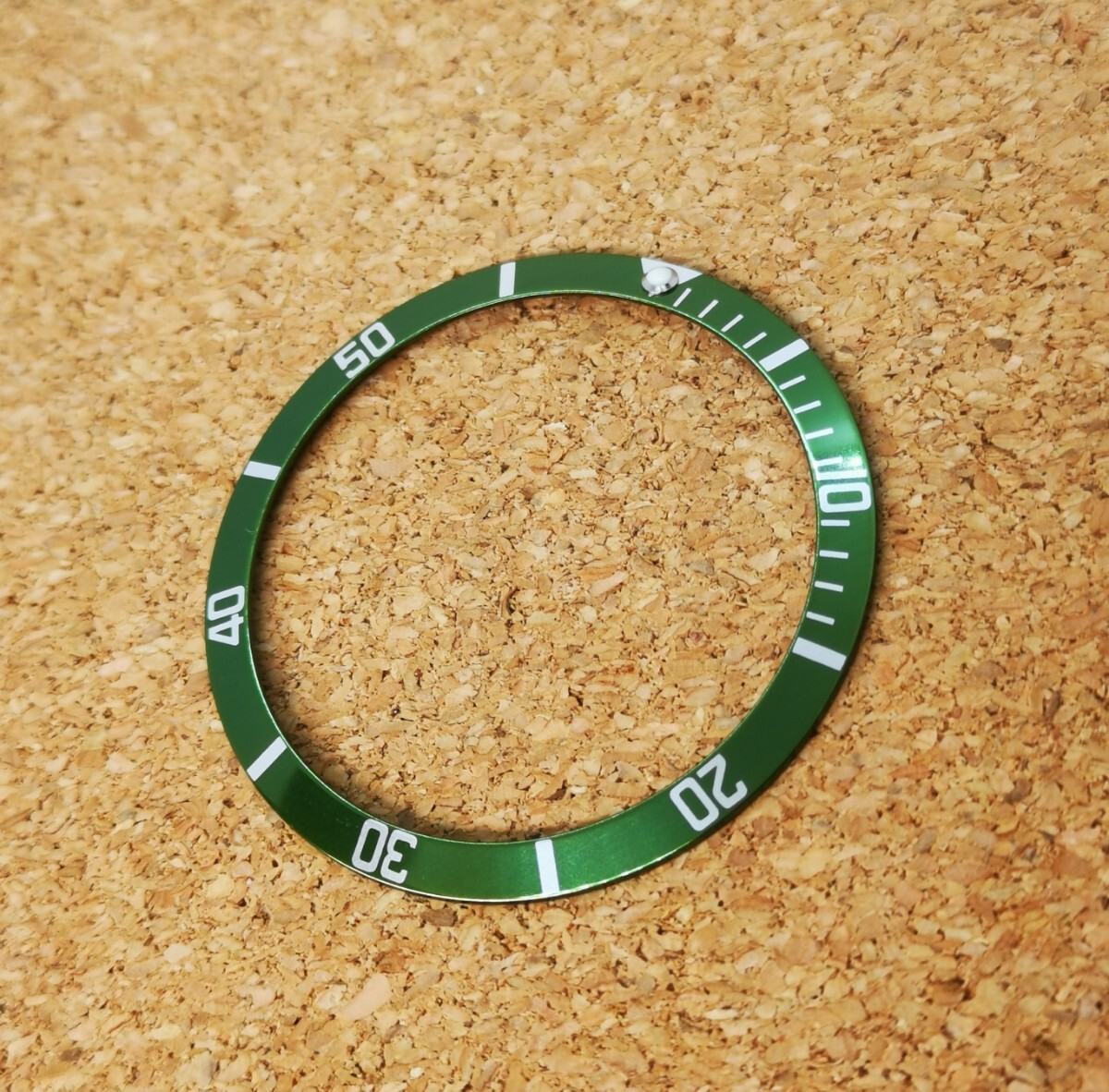 ベゼルインサート ライムカラー 外径 36.5mm 内径 30.5mm 腕時計 ウォッチ カスタム 交換 修理 補修 パーツ MOD 等 インサート拍卖