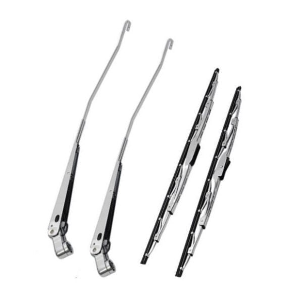 いすゞ 2t 07エルフ ハイキャブ メッキ ワイパーブレード ワイパーアーム 平成19年1月〜平成26年10月 ワイパーセット 純正交換 スチール拍卖