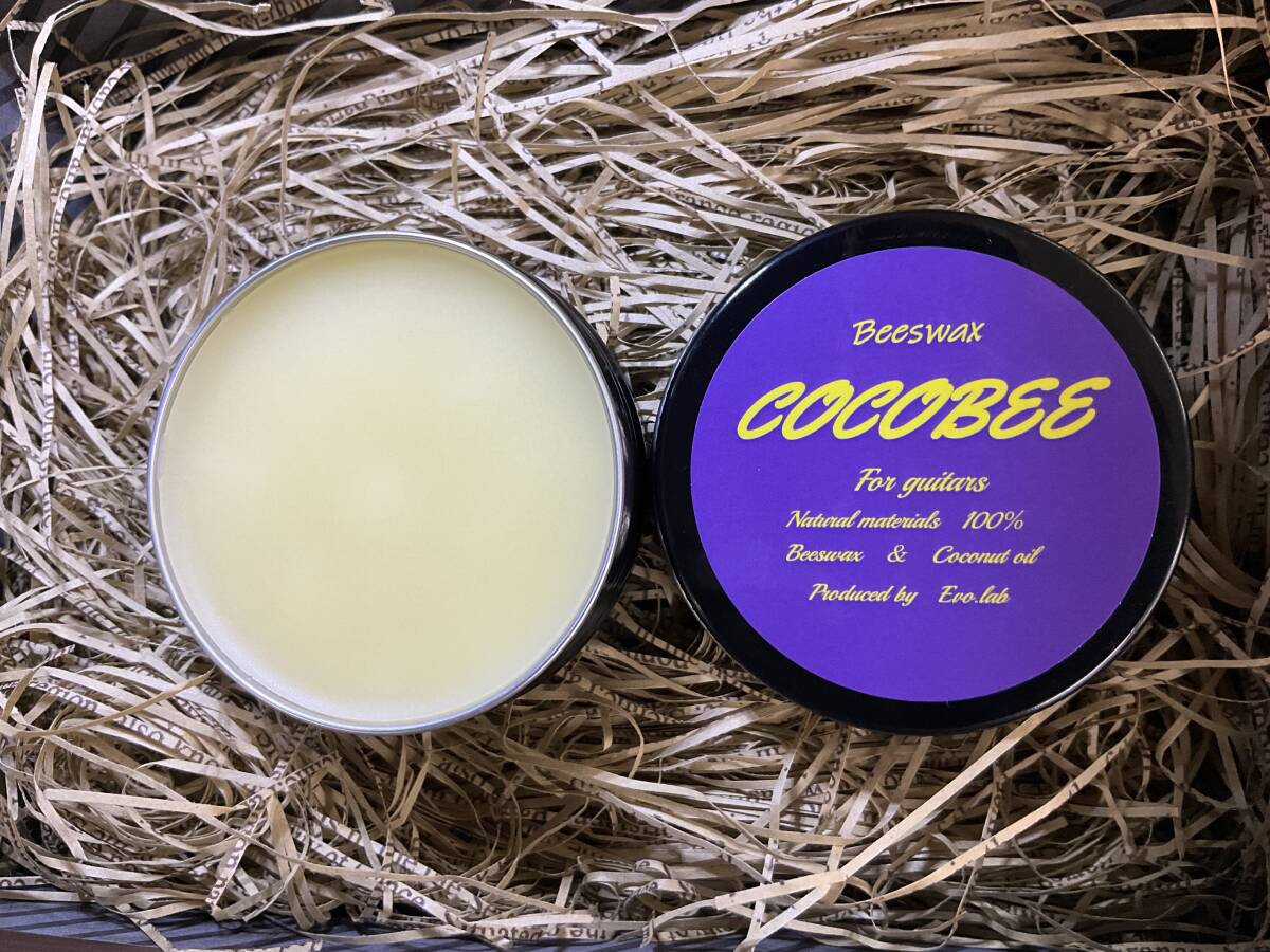 E.V.O Lab製 ギター用蜜蝋WAX COCOBEE 30g スパチュラ付き拍卖