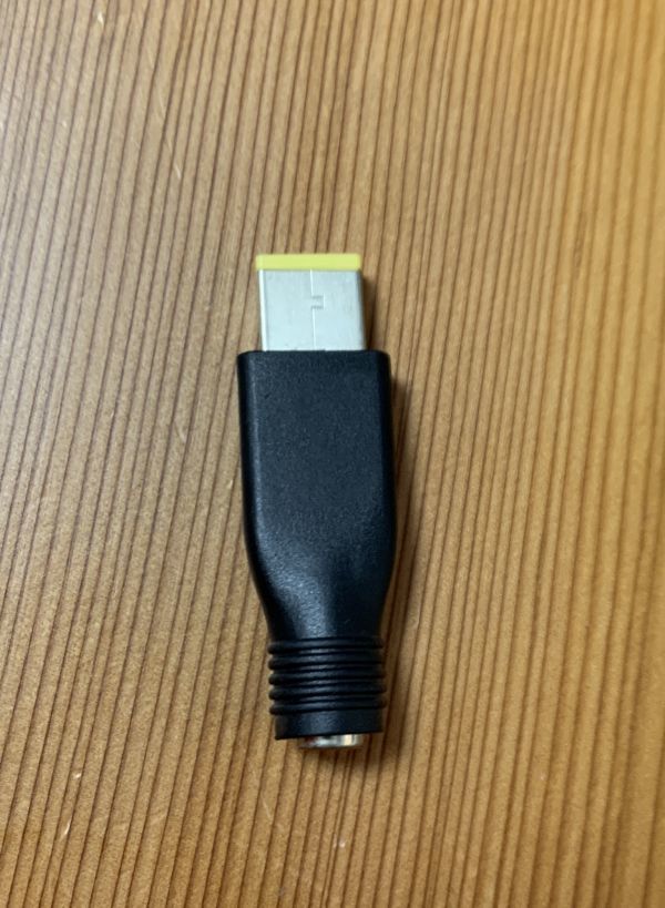 レノボ Lenovo ThinkPad用の四角い電源コネクタ アダプ X1 Carbon 0B47046 コンバータケーブル*拍卖