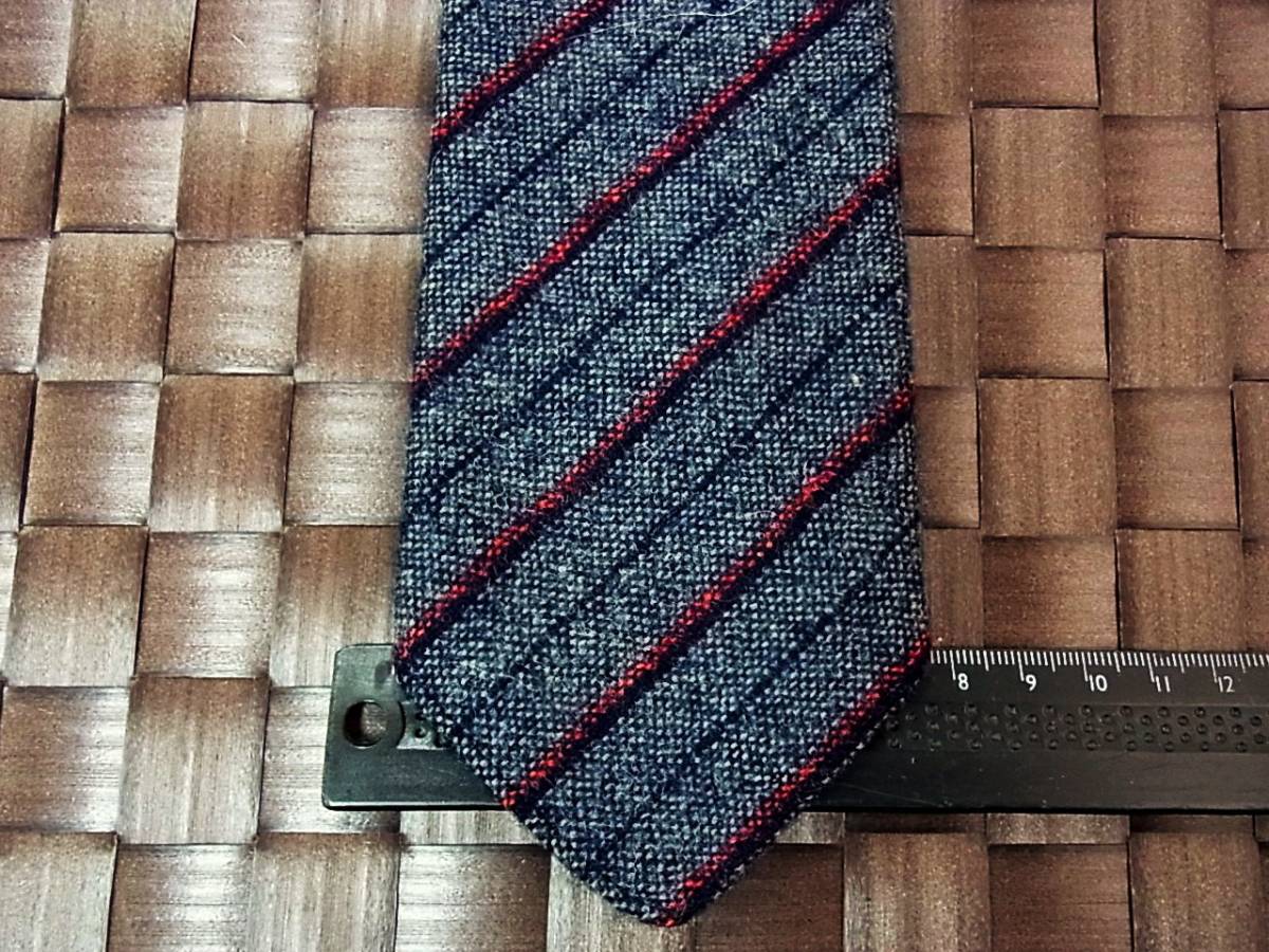 yW0841高級 ウール 生地 美品ブランド ネクタイ●イングランド/ネクタイ拍卖